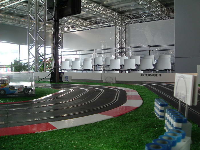 pista con tribuna