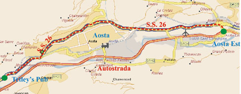 cartina valle