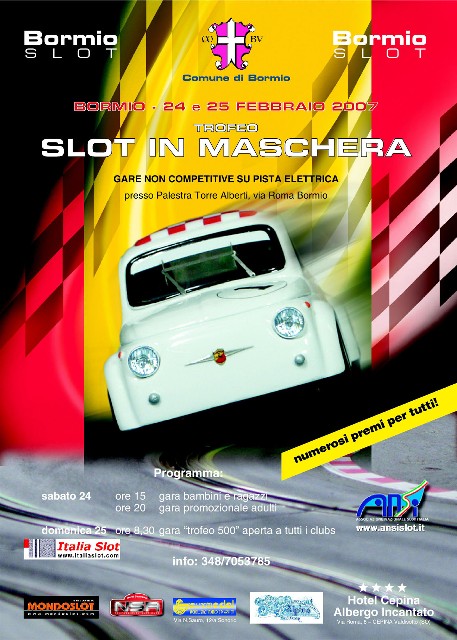 locandina slot in maschera a bormio