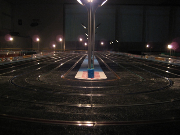 pista in notturna