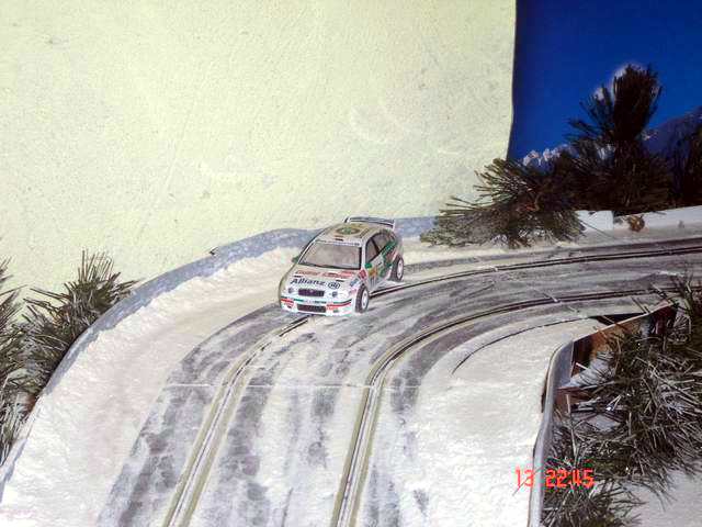 dettaglio auto su neve rally Slot Country Aosta