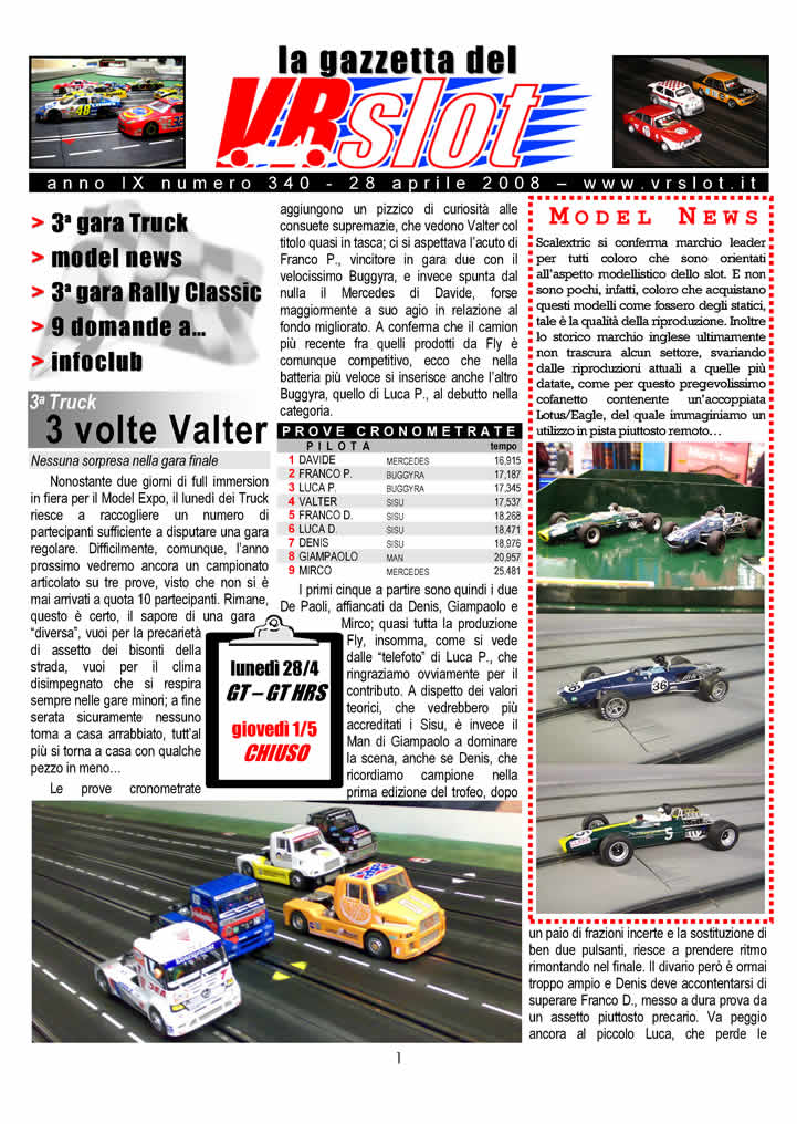 gazzetta numero 340