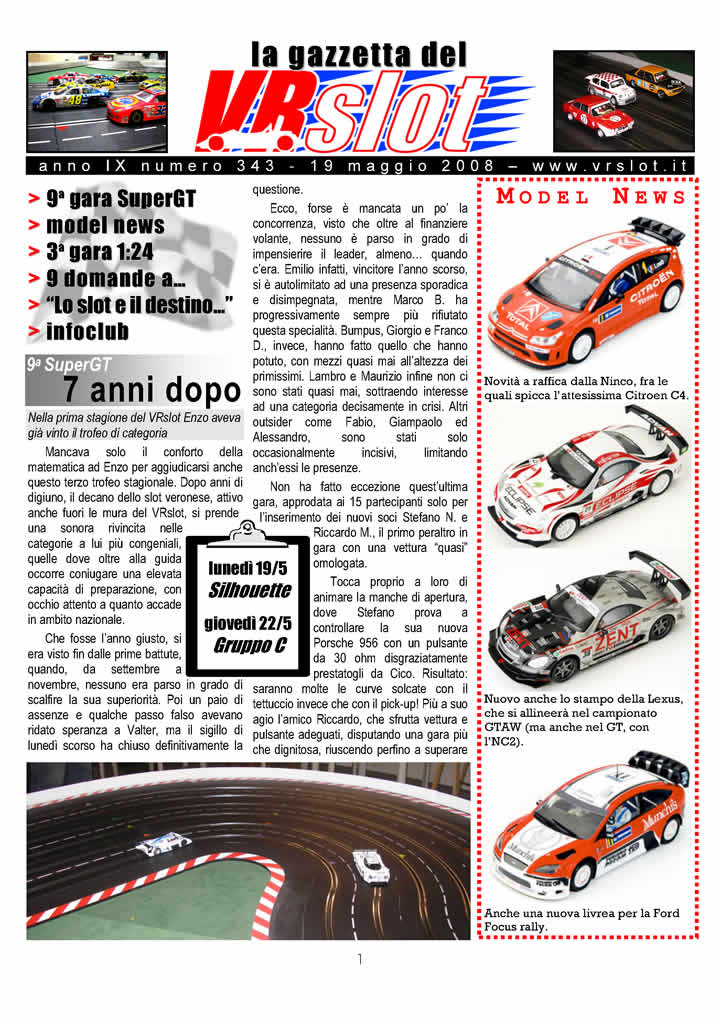 gazzetta vr slot