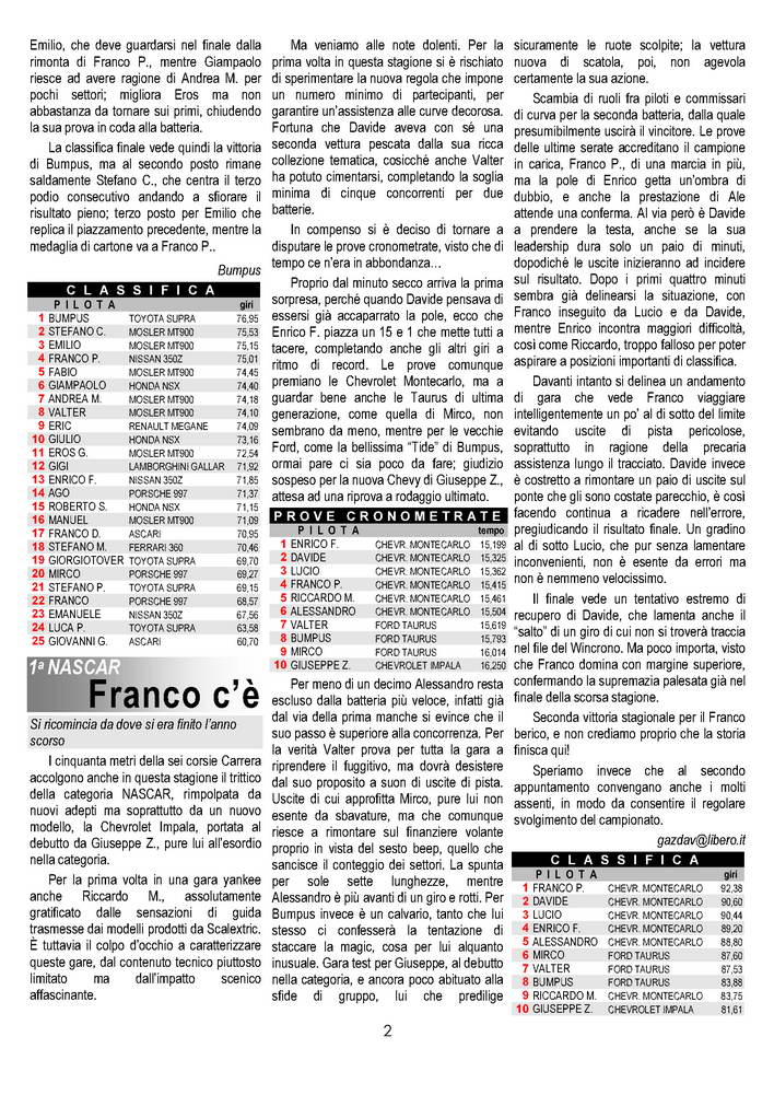 gazzetta del vr slot